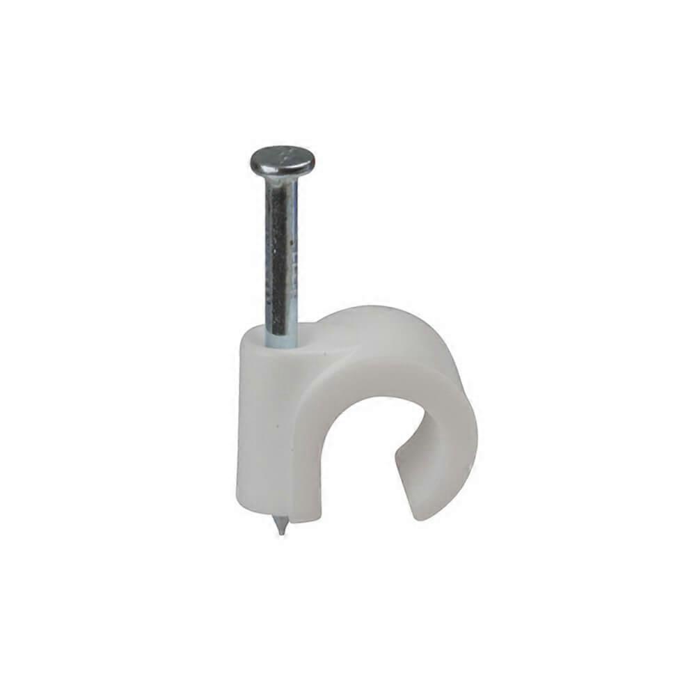 200PK Expandable Cable Clips 7-10mm High Density Impact Resistant Polypropylene