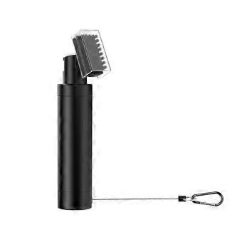 Golf Club Cleaner Brush and Microfiber Towel Cleaning Kit,Groove Sharpener Brush with Water-Spray Bottle Golf Tool Black