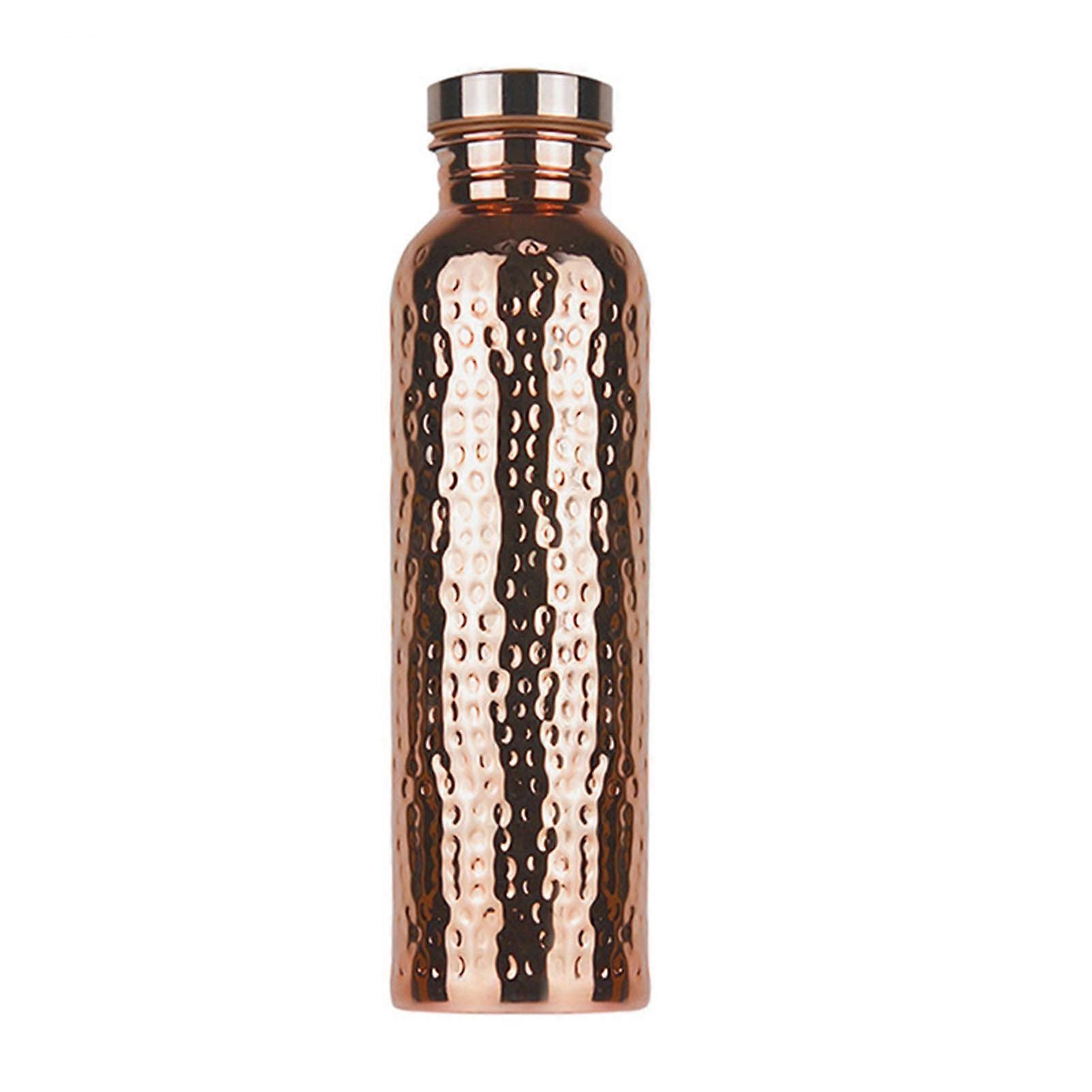 800ml Hand-Hammered Copper Water Bottle