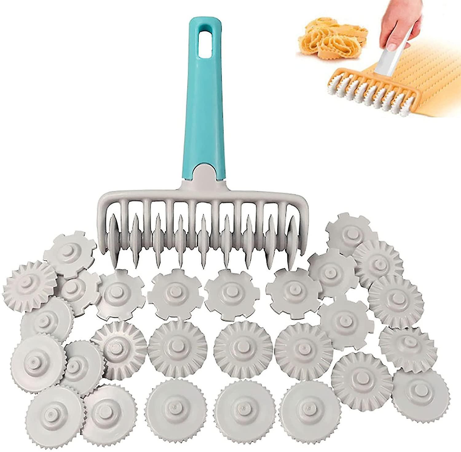 Lattice Roller Cutter, Pizza Crust Roller Cutter, Gears Embosser Set Pastry Tools