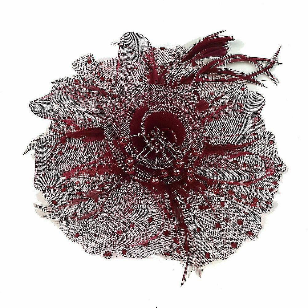Feather Hair Fascinator Alice Headband Clip Ladies Wedding