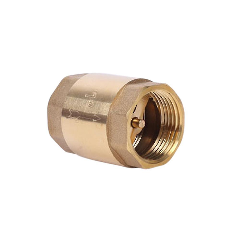Brass In-line Spring Check Valve Thread One Way Check Valve For Liquid Gas