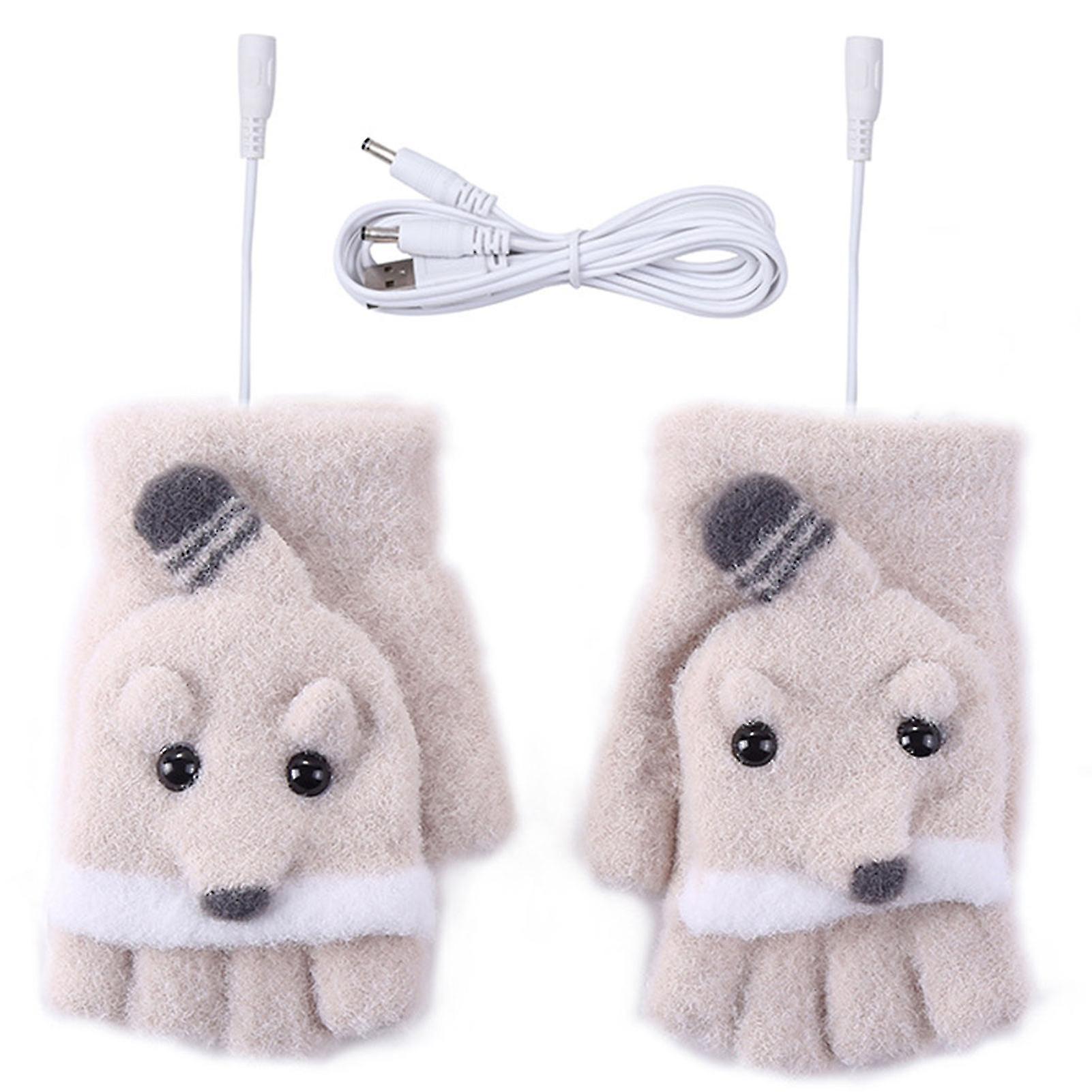 Usb Winter Warm Laptop Gloves Soft Material Fine Workmanship Hands Warmer For Adults Computer Gaming