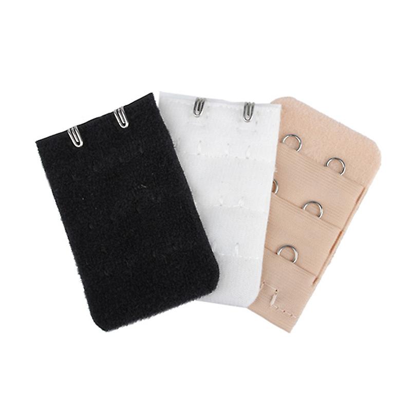 3 Pcs Bra Extension Strap Extender Replacement with 2 Hooks