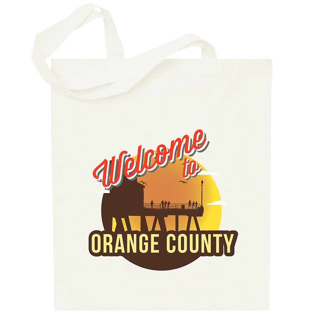 Welcome To Orange County Retro Totebag