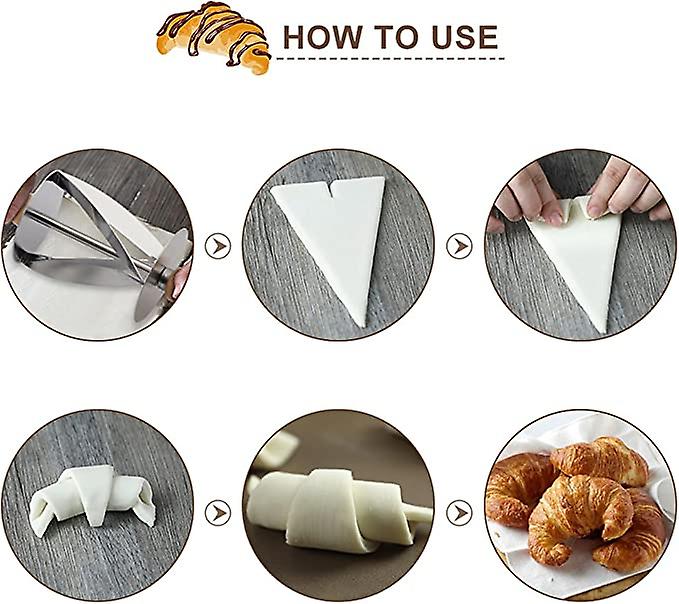 stainless steel croissant cutter, stainless steel croissant | Fruugo UK