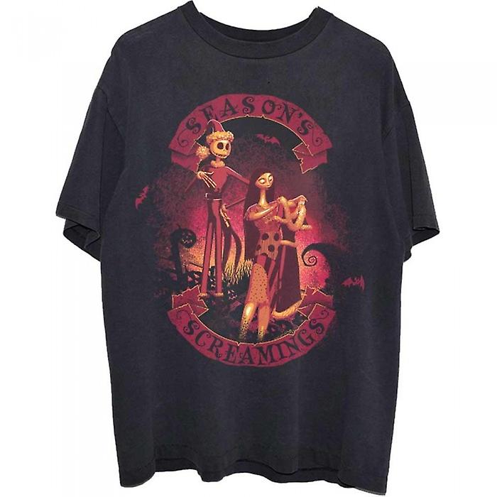Nightmare Before Christmas Unisex Adult Season's Screamings T-Shirt