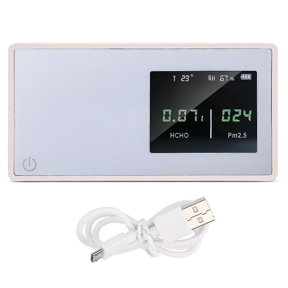 Multifunction Usb Formaldehyde Detector Pm2.5 Temperature Humidity Monitor Air Quality Tester