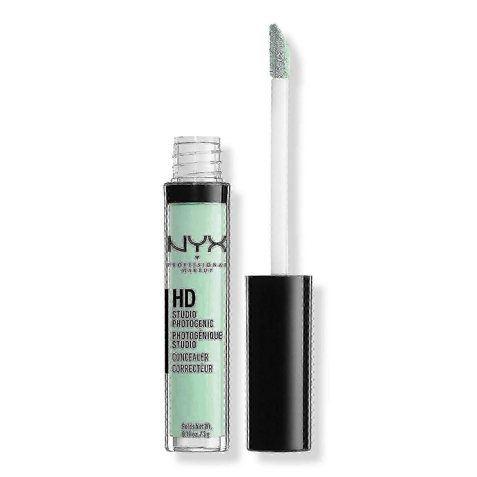 Nyx Professional Makeup Hd Concealer Wand Medium Coverage Under Eye Concealer, Green, 0.11 Oz