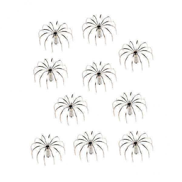 2x10pcs Stainless Steel Squid Jig Hook Octopus Hook Simulation Bait 2.8cm