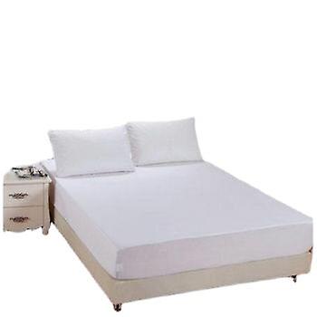 Waterproof Bamboo Mattress Protector - Soft Cotton Fitted Cover, King Size 180 X 200 Cm