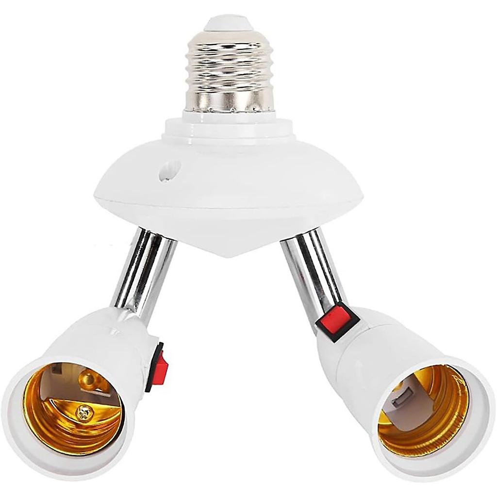 Light Socket Splitter 2/3/4/5 Way Adapter E27 Socket Converter Adjustable