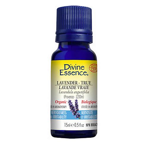 有机精油 薰衣草真 （Provence-1200m）， 15 毫升 由 Divine Essence 提供