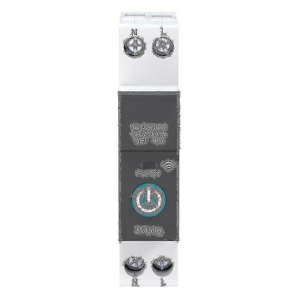 40a Tuya Single Phase Din Rail Wifi Smart Energy Meter Timer Power Consumption Monitor Kwh Wattmete