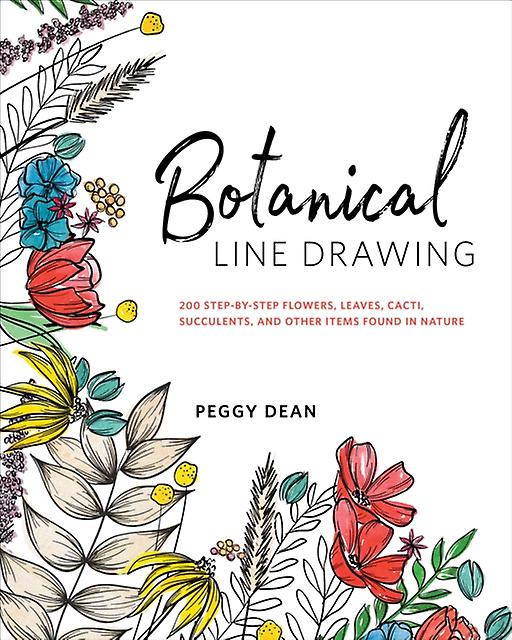 Botanical Line Drawing by Peggy Dean Paperback Book