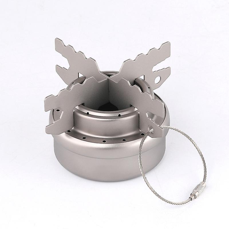 Outdoor Titanium Alcohol Stove & Rack Combo Set
