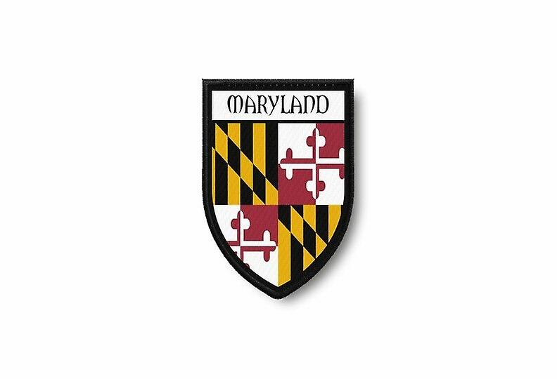 Patch Ecusson Termocollant Edge Brode Flag Prints USA Maryland