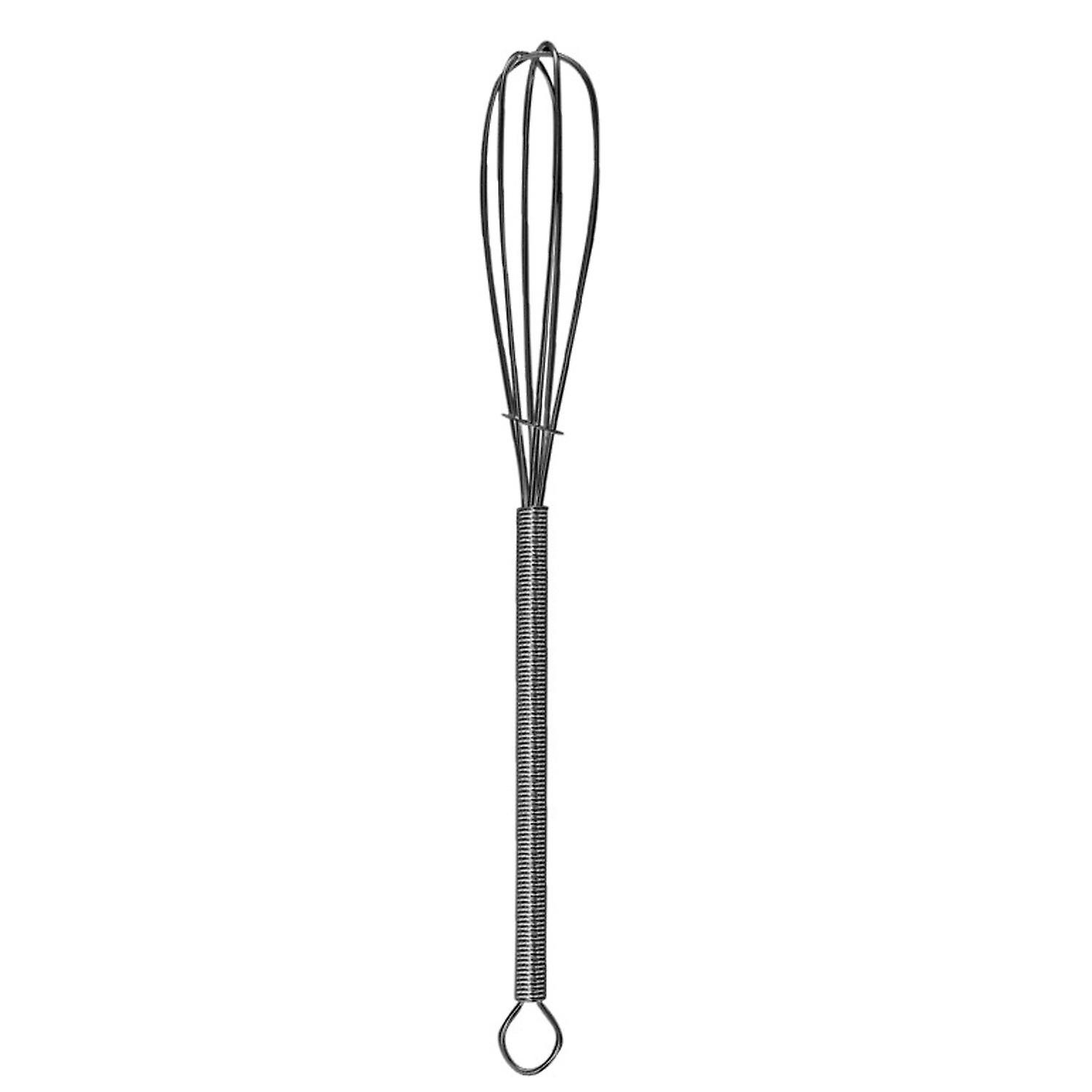 ZHOUBA Egg Whisk Compact Size Comfortable Grip Stainless Steel DIY Fondant Egg Stirrer for Bakery