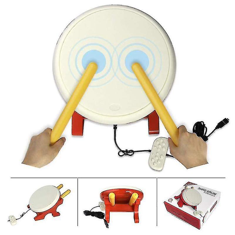 Hot For Taiko Drum Compatible With N-switch,drum Controller Taiko Drum Sticks Video Games Accessories Compatible With Nintendo S
