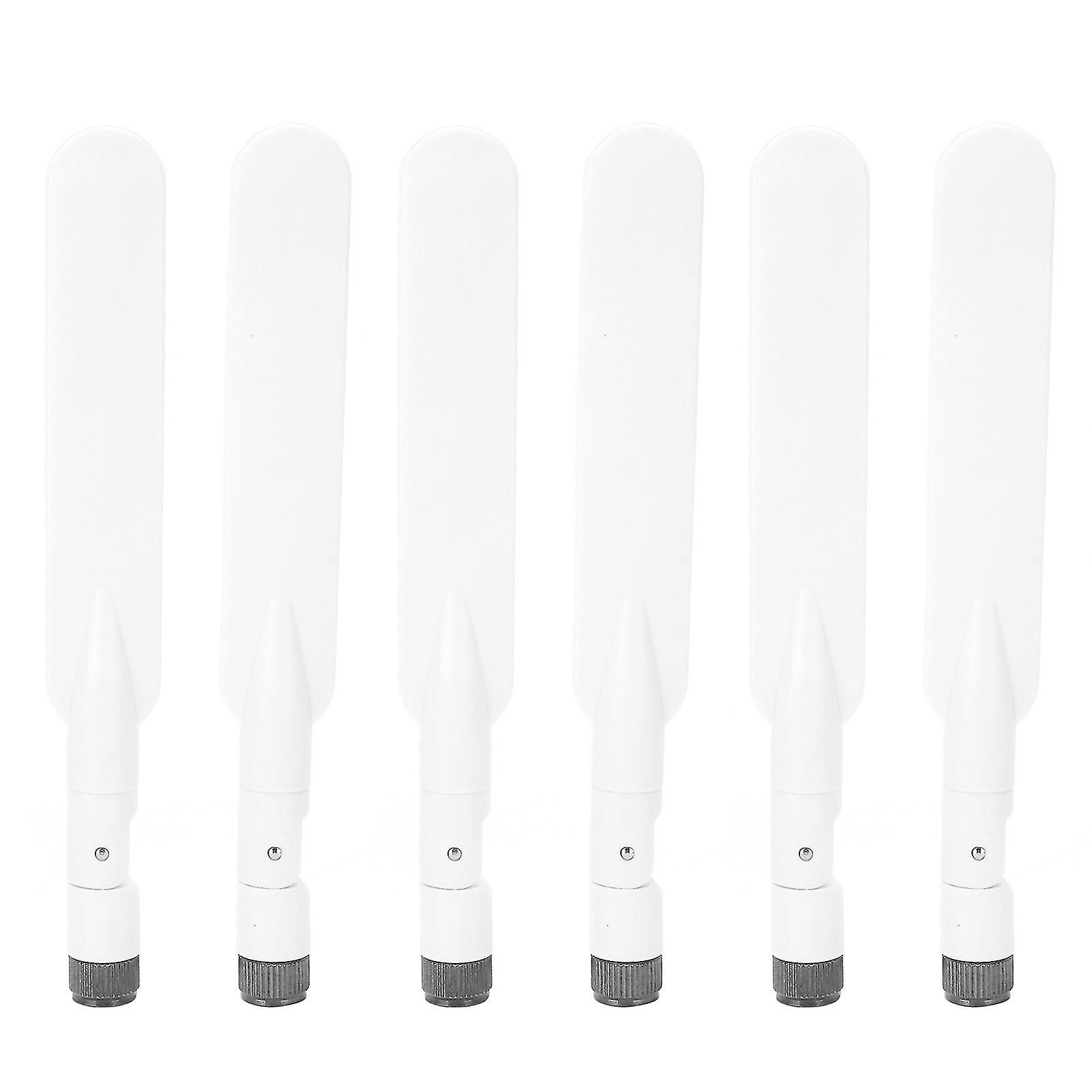 6pcs 2.4G/5G Dual Band 5DBI 700-2700MHz RPSMA Wi-Fi Antenna for Wireless Network Router