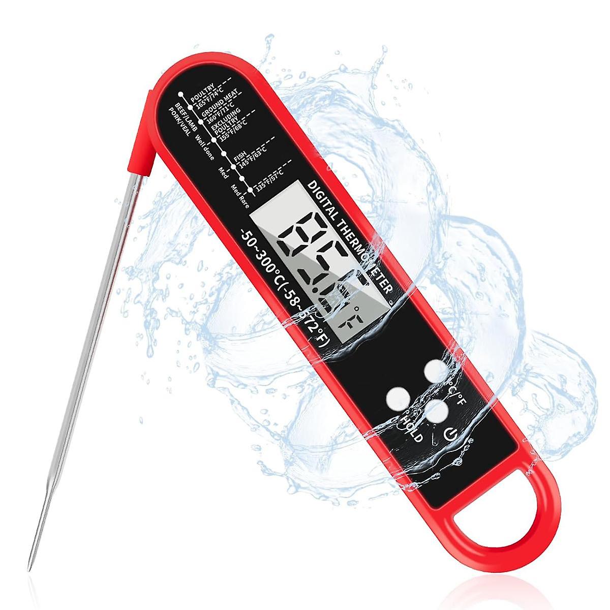 Digital Meat Thermometer for Cooking Kitchen Food Instant Thermometer with Backlight for BBQ Grill