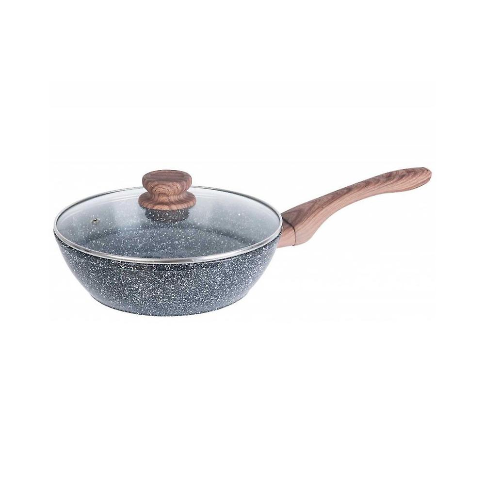 Kinghoff granite wok 28cm Granit Wood 28463