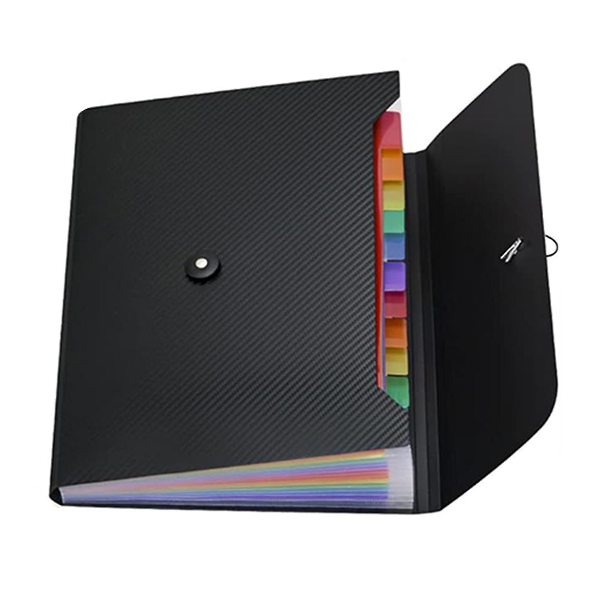 File Organizer Expanding File Folder, 13 Pockets , A4 Letter Size Paper Document Receipt Folder for