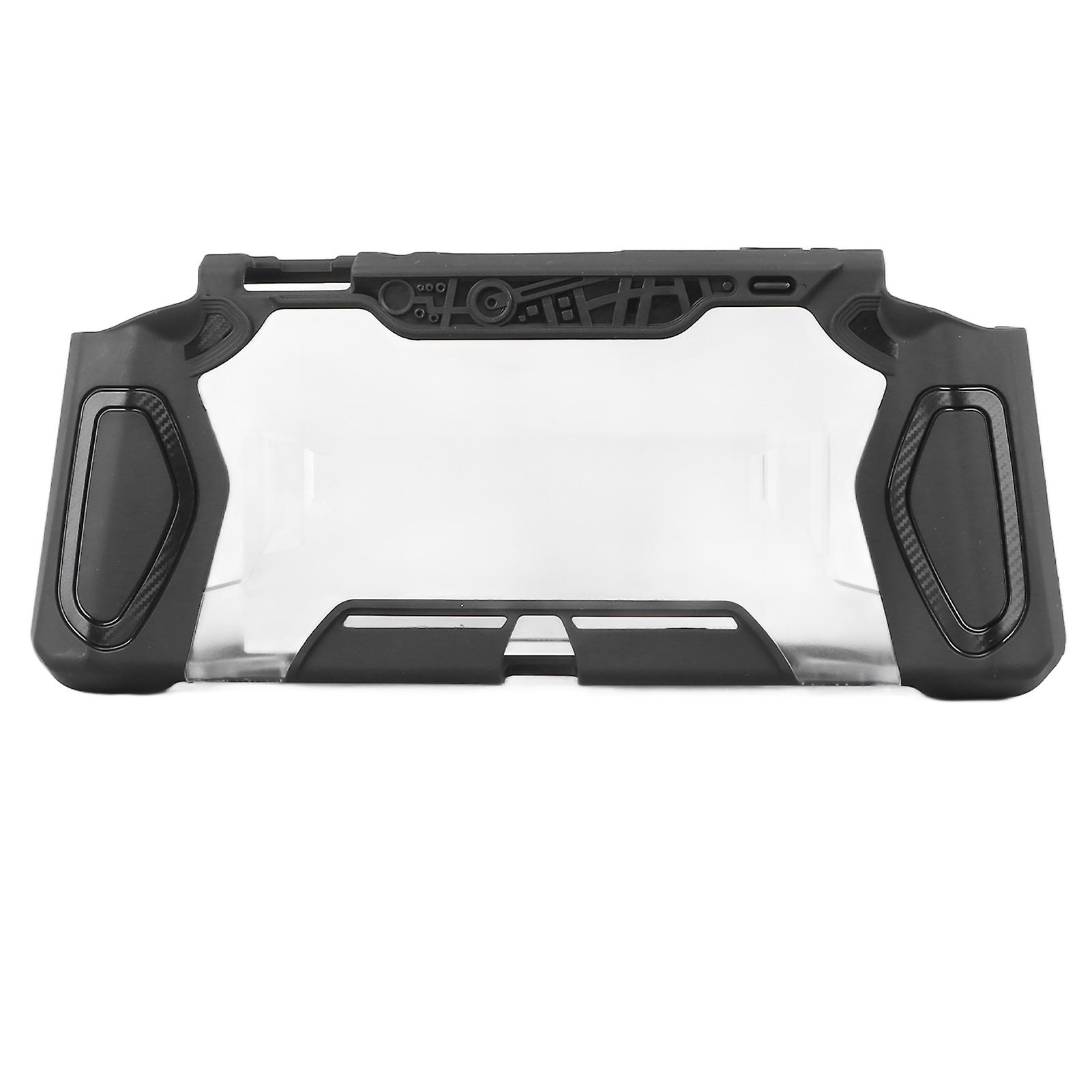 for Switch Lite Protective Case TPU Silicone Full Protection Shockproof Scratch Resistant Game Console Case Cover Black