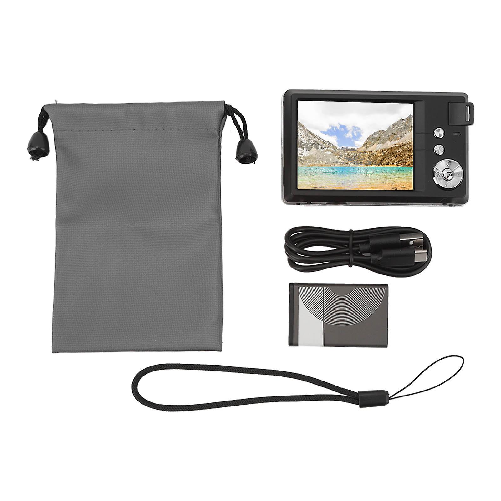 48MP 4K Digital Camera - 16X Zoom, Built-in Fill Light, Compact, 128GB Support
