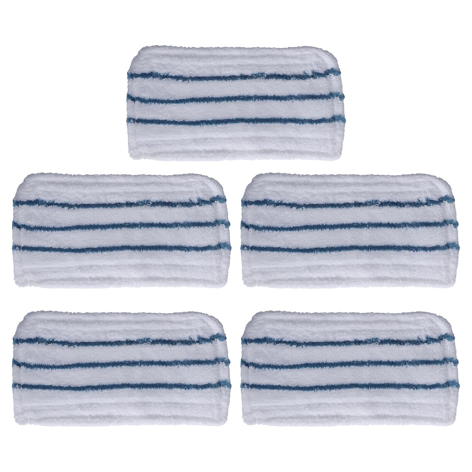 Deep Floor Cleaning Pads, Microfiber Steam Mop Pads Compatible With Multiple Models, Machine Washable Reusable Pads For Effective Home Use, 5PCS