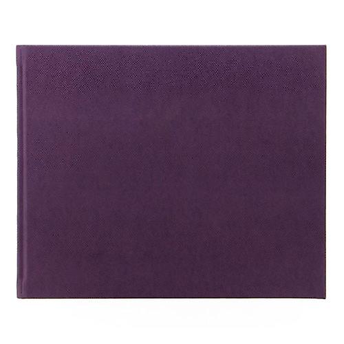 Letts Quality Legacy Quarto Landscape Guest Book with Stylish Leather-Look Cover