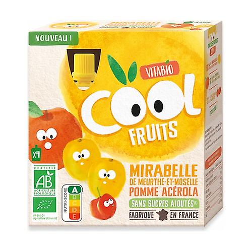 Cool Fruits - Mirabelle de Meurthe-et-Moselle Apple Acerola 4 units of 90g (Apple)