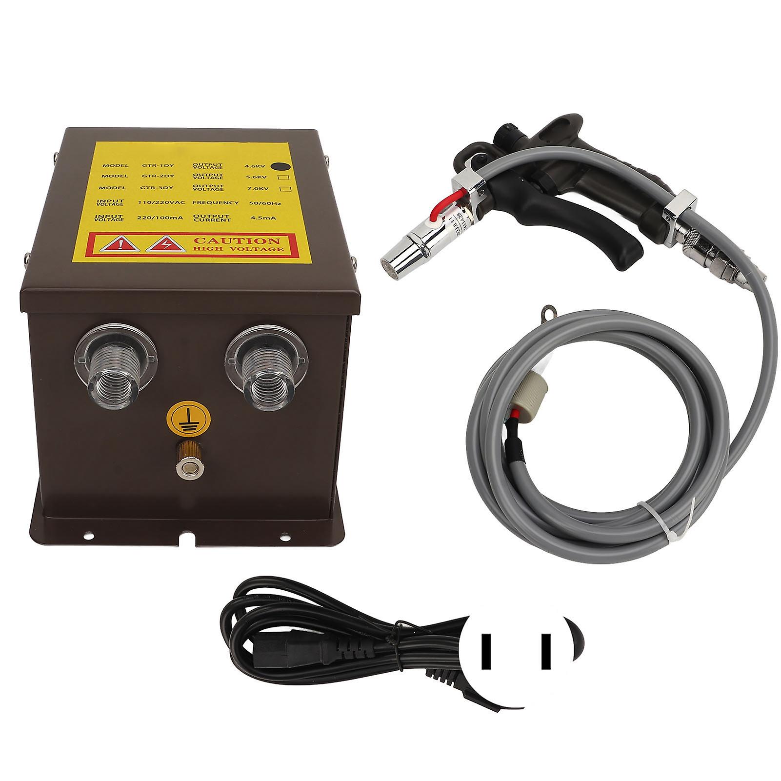 30W Ionizing Air Gun Antistatic Ionizer 0.2-0.8Mpa Industrial Air Blower with 4.6KV Generator US Plug 100-110V