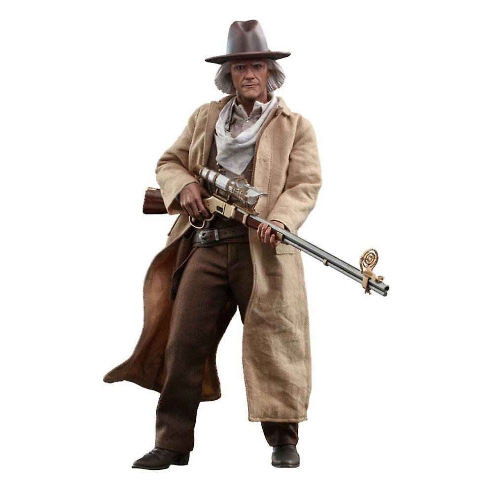 Doc Brown Back To The Future III Movie Masterpiece Action Figure 1:6 Scale Hot Toys 909370