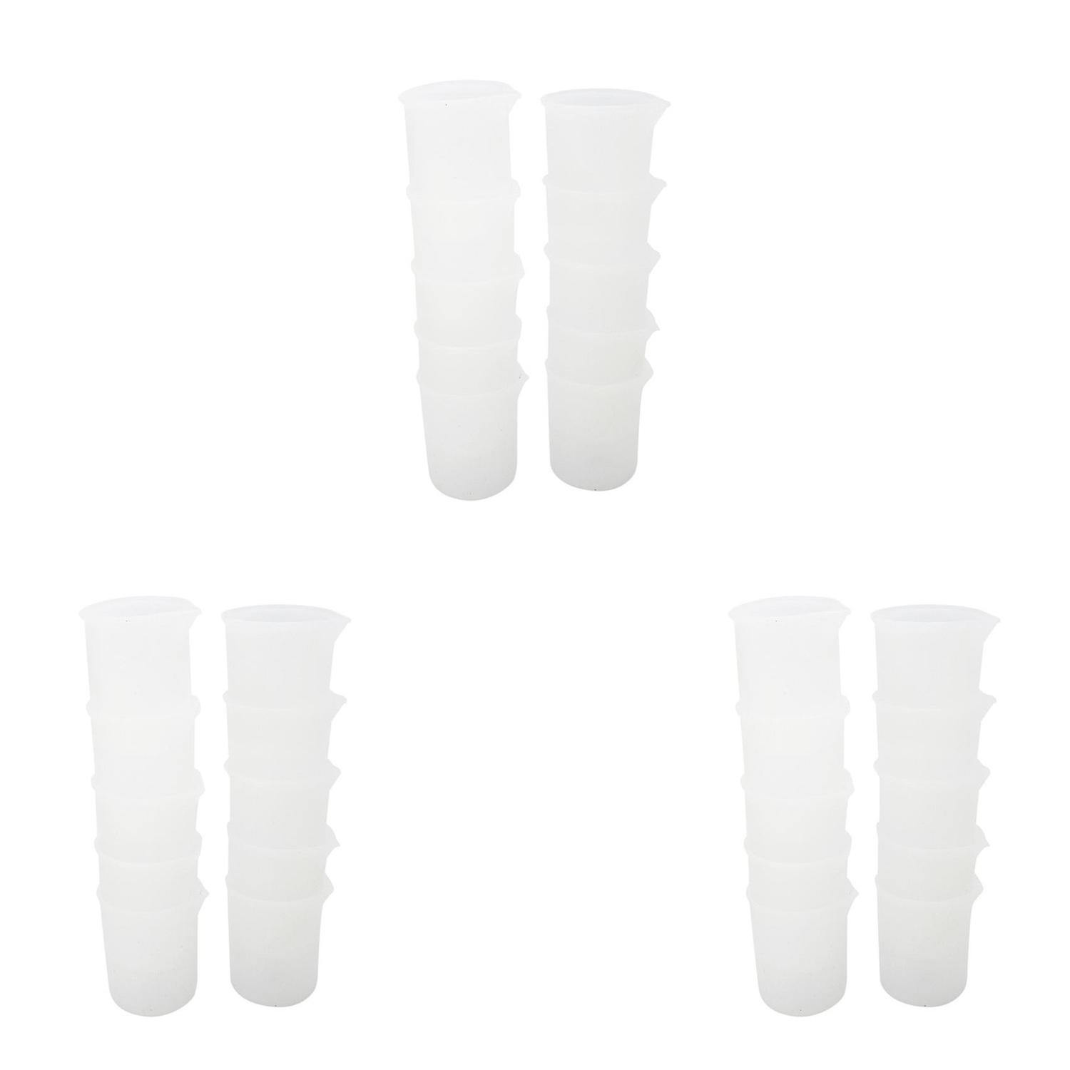 30pcs Silicone Measuring Cups 100 Ml Silicone Cups Non Stick Mixing Cups Diy Glue Tools Cup For Han