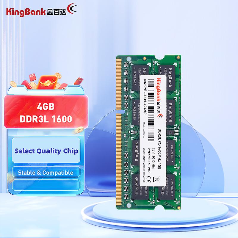 Kingbank Ram Memory Sodimm  Nb Ddr3 4gb 1600mhz For High Performance Laptop Memory