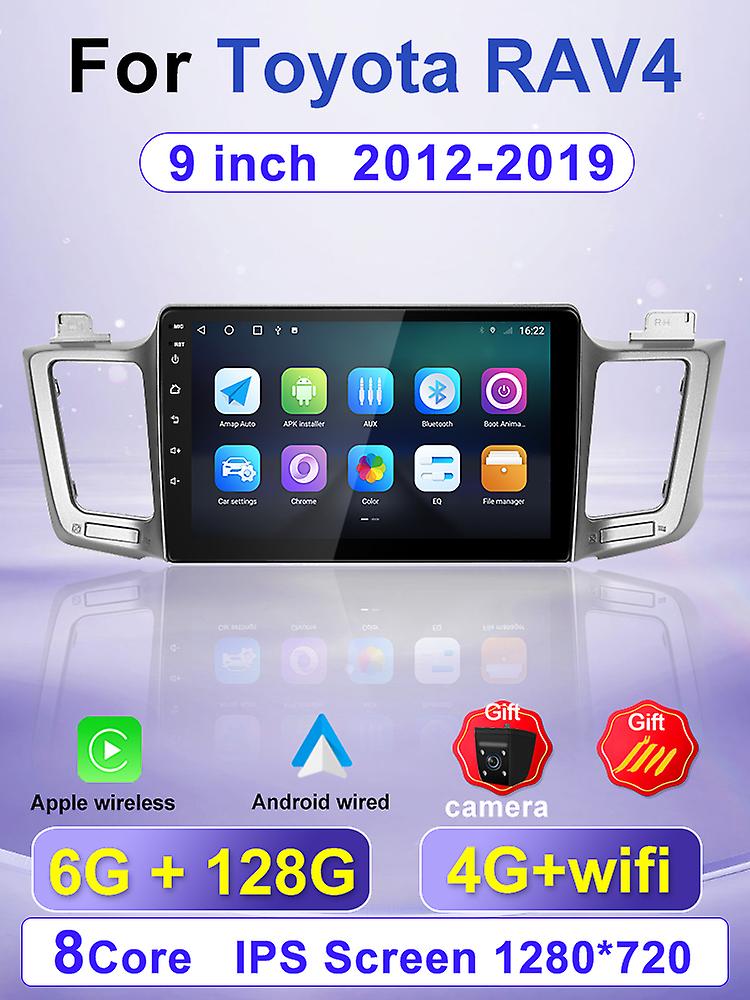 Suitable For Toyota Rav4 Rav 4 Xa40 2012-2019 Multimedia Player Gps Navigation Radio Carplay Android Stereo Dsp 48eq 2 Din