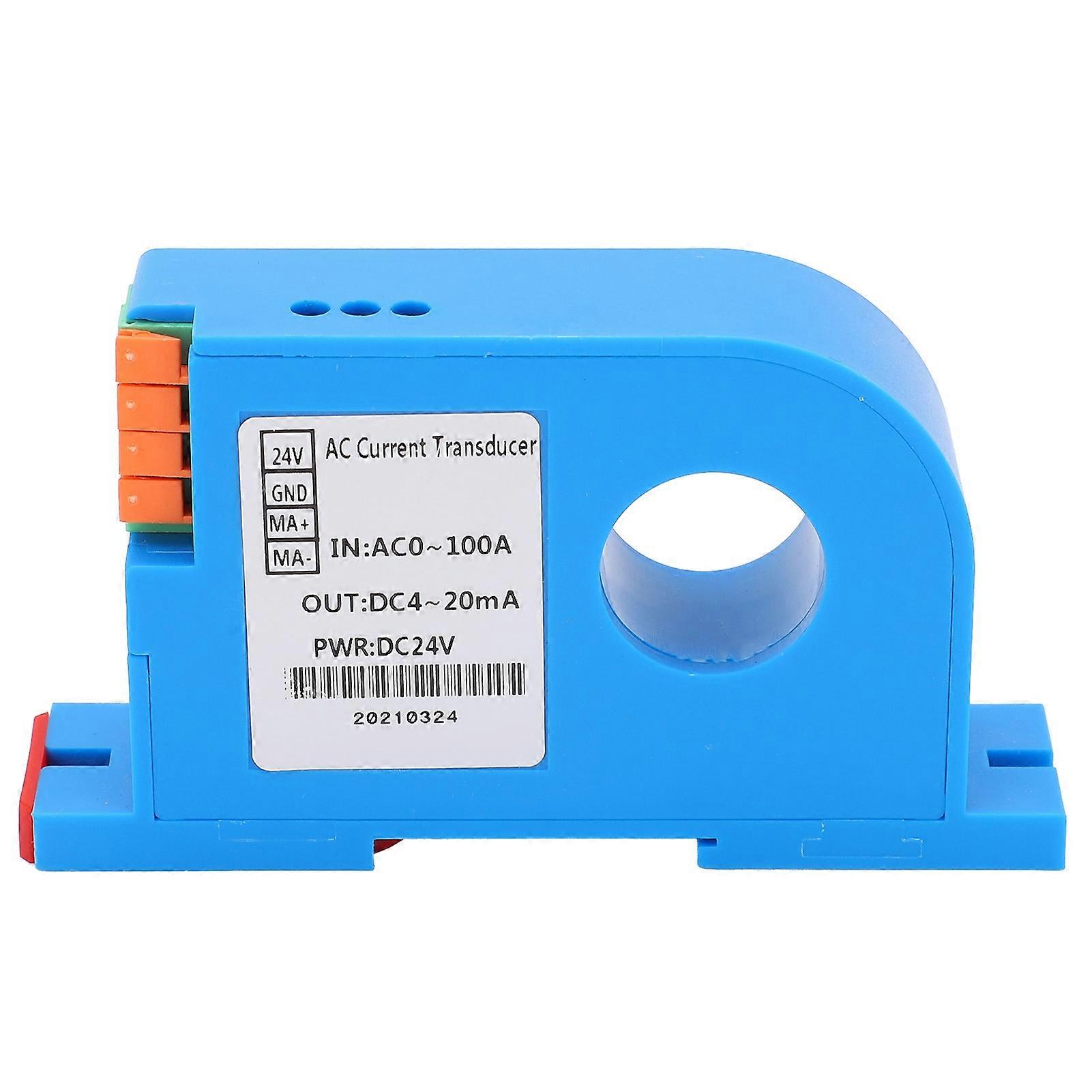 AC Current Transmitter DC4?20mA Output Power Distribution Control Current Transformer AC0?100A