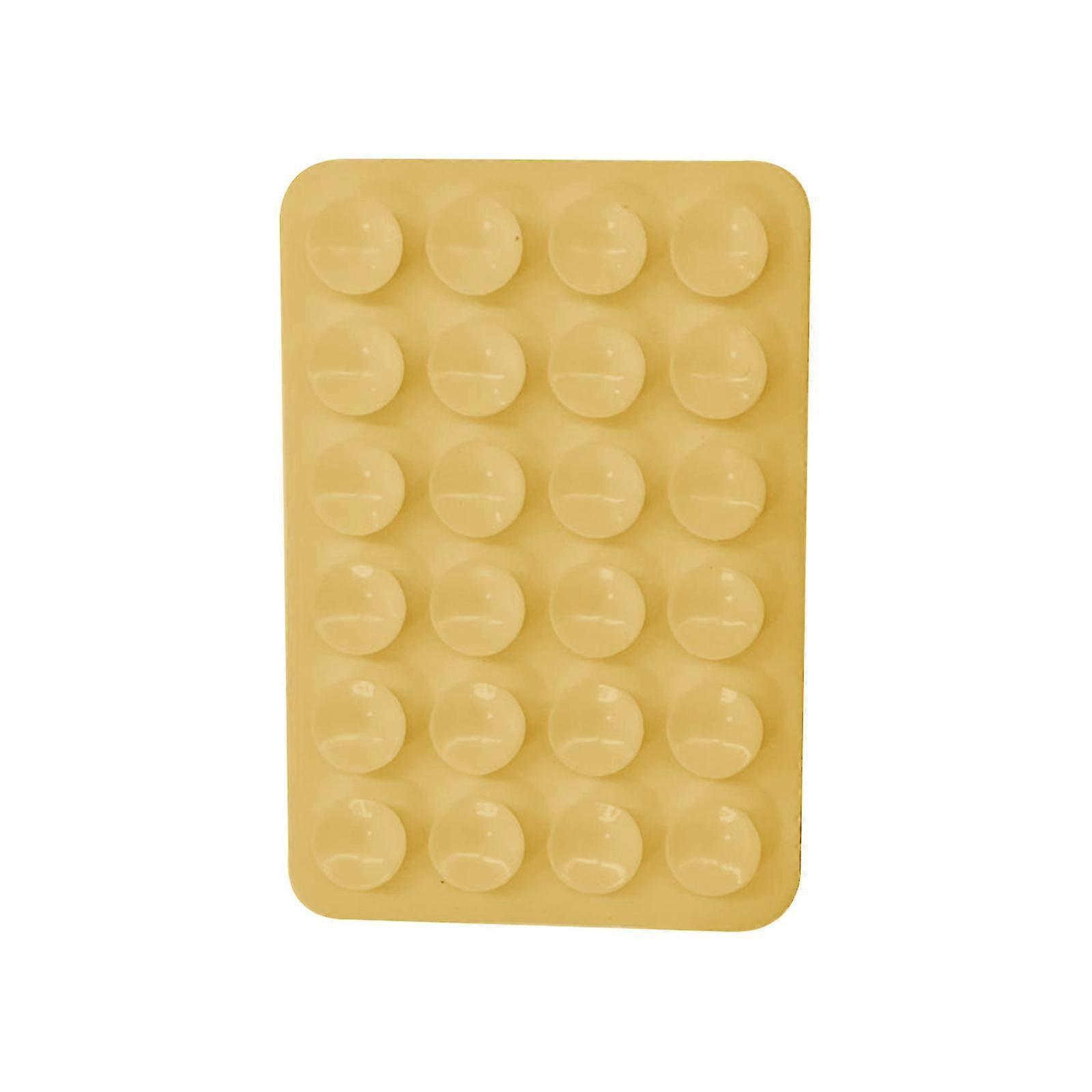 6 قطع سيليكون شفط حالة الهاتف لاصق جبل، سيليكون حالة الهاتف حامل حصيرة لصور السيلفي ومقاطع الفيديو، المضادة للانزلاق حر اليدين حامل الهاتف