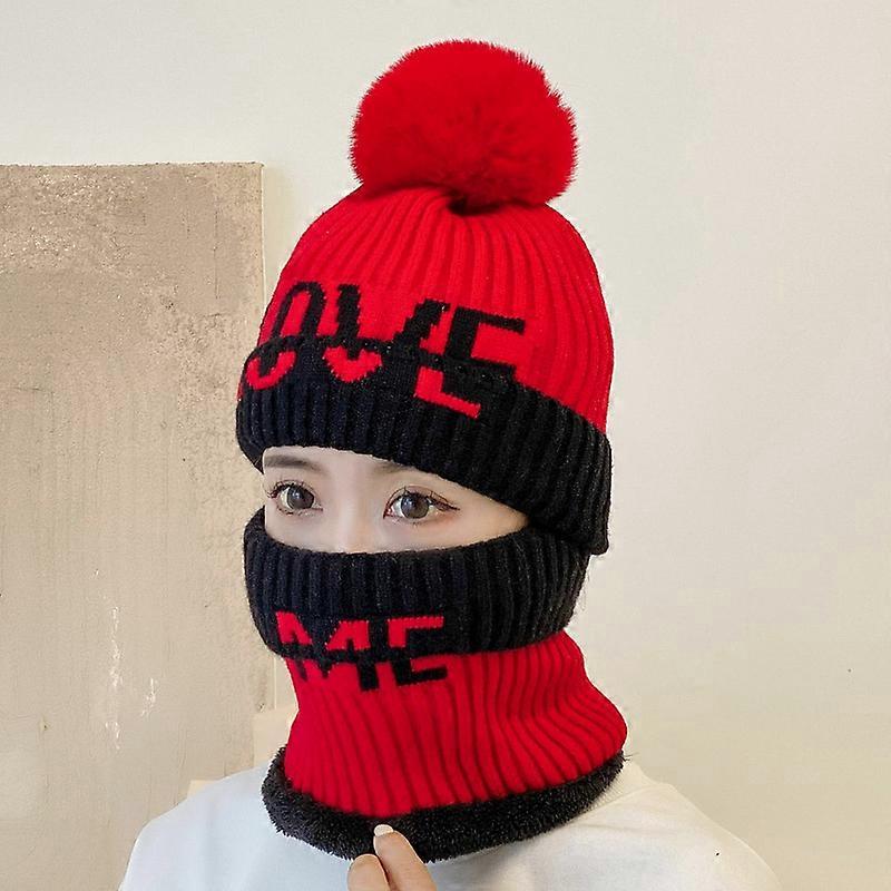 Womens Slouchy Winter Beanie Mit Schal-Set – Warm Gefüttert, Dehnbar – Perfekt Für Ski, Outdoor & Co.