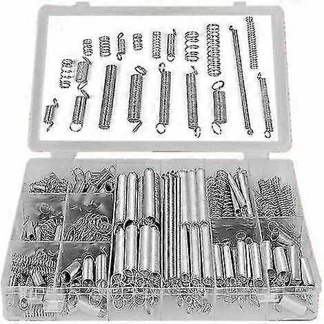 trekkraft og kompresjon fjær sortiment boks - 200 stykker