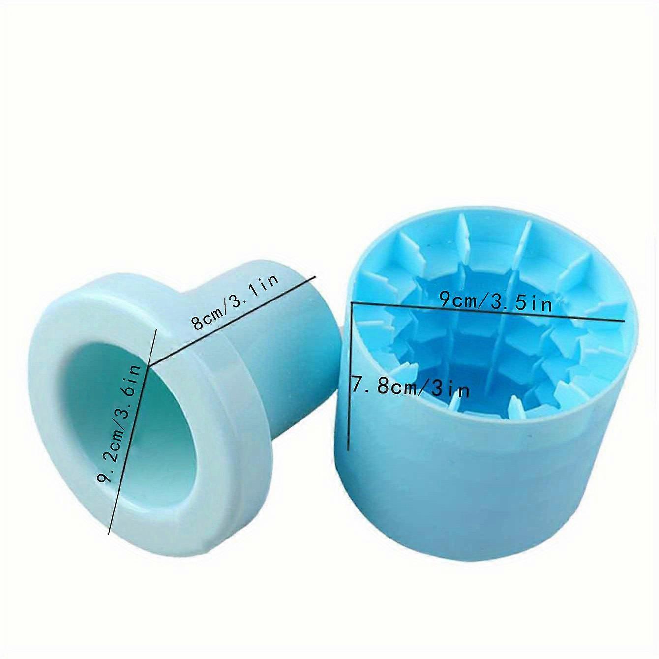 1pc, Quick Freezer Silicone Ice Cube Mold - Easy to Use and Durable - Perfect for Making Ice Cubes, Ice Buckets, and Cylinder Cups
