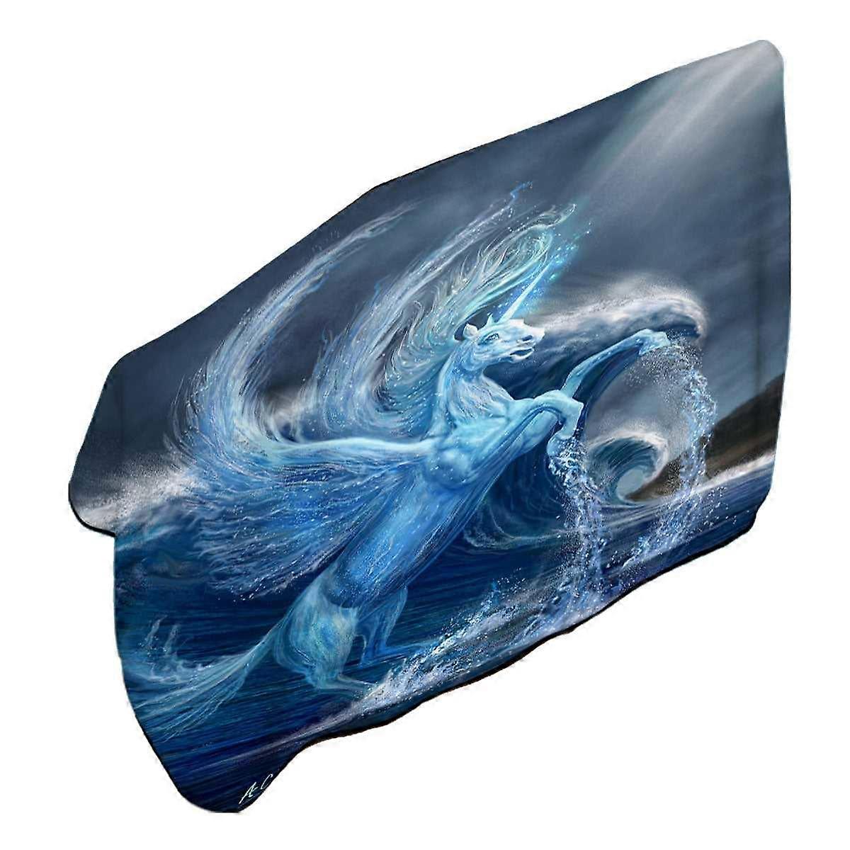 Fantasy Art Cool Water Pegasus Microfiber Beach Towel