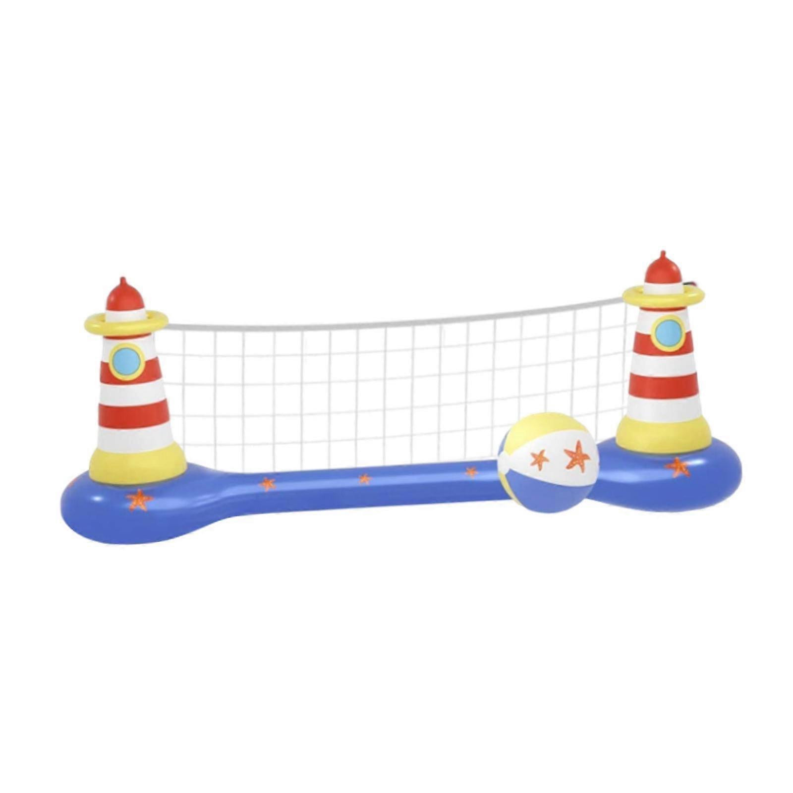 Inflatable Pool Volleyball Set Fun Volleyball Net for Children Parent 300cmx75cmx90cm