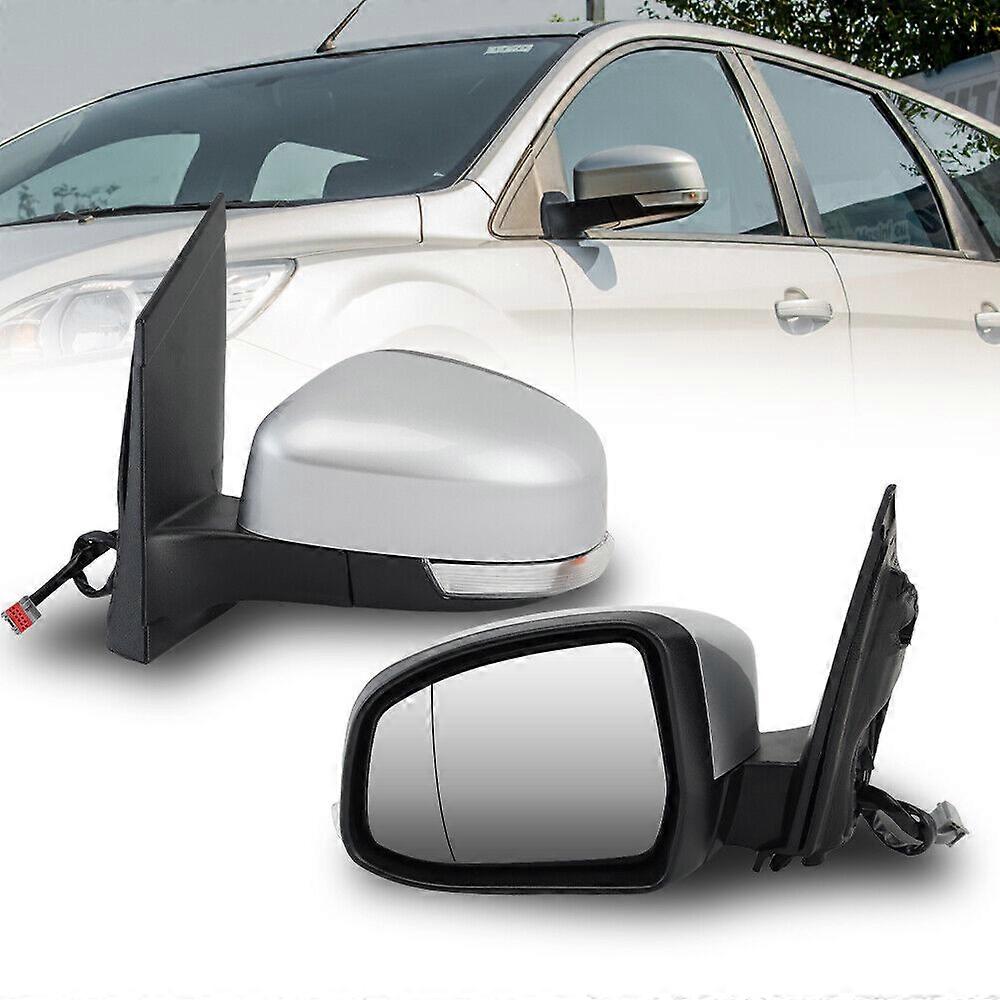 Pair Electric Door Mirror Assembly For Ford Focus MK2 2008-2012 Left+Right Side