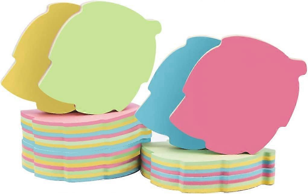 Nowe, odpowiednie 10 podkładek Sticky Notes Leaf Shaped-76x76mm Self Stick Post Memo Cute Mixed Color