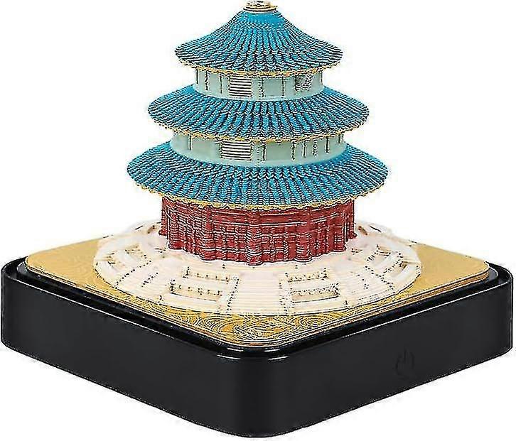 2024 Calendar Notepad With Light, Desk Calendar With Led Light, Creative Desk Calendar Diy Notepad, 3d Art Calendar Paper Sculpture House Sculpture Gi