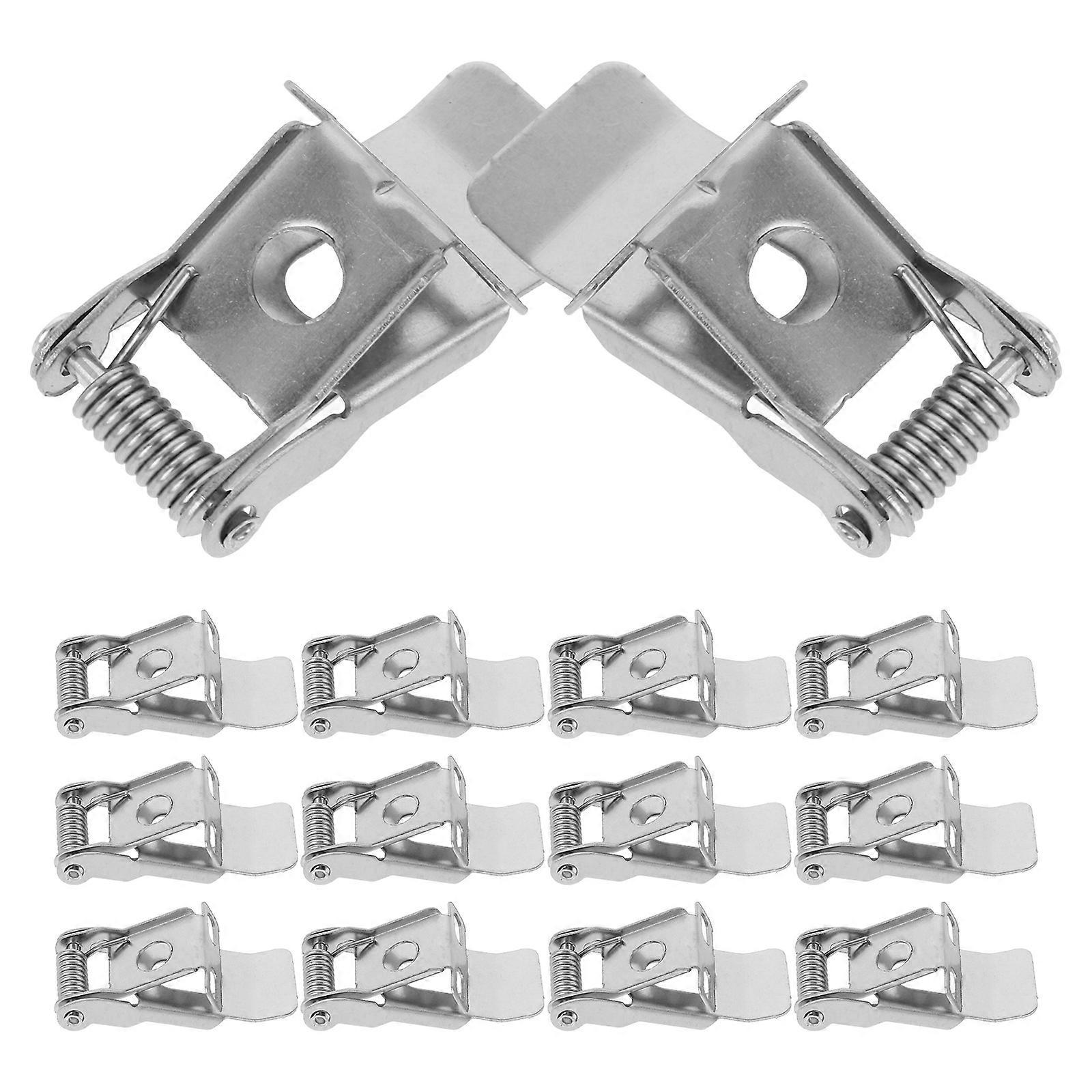 10Pcs Downlight Retaining Spring Clip Recessed Light Spring Clip Ceiling Light Clips Panel Lamp Clamp