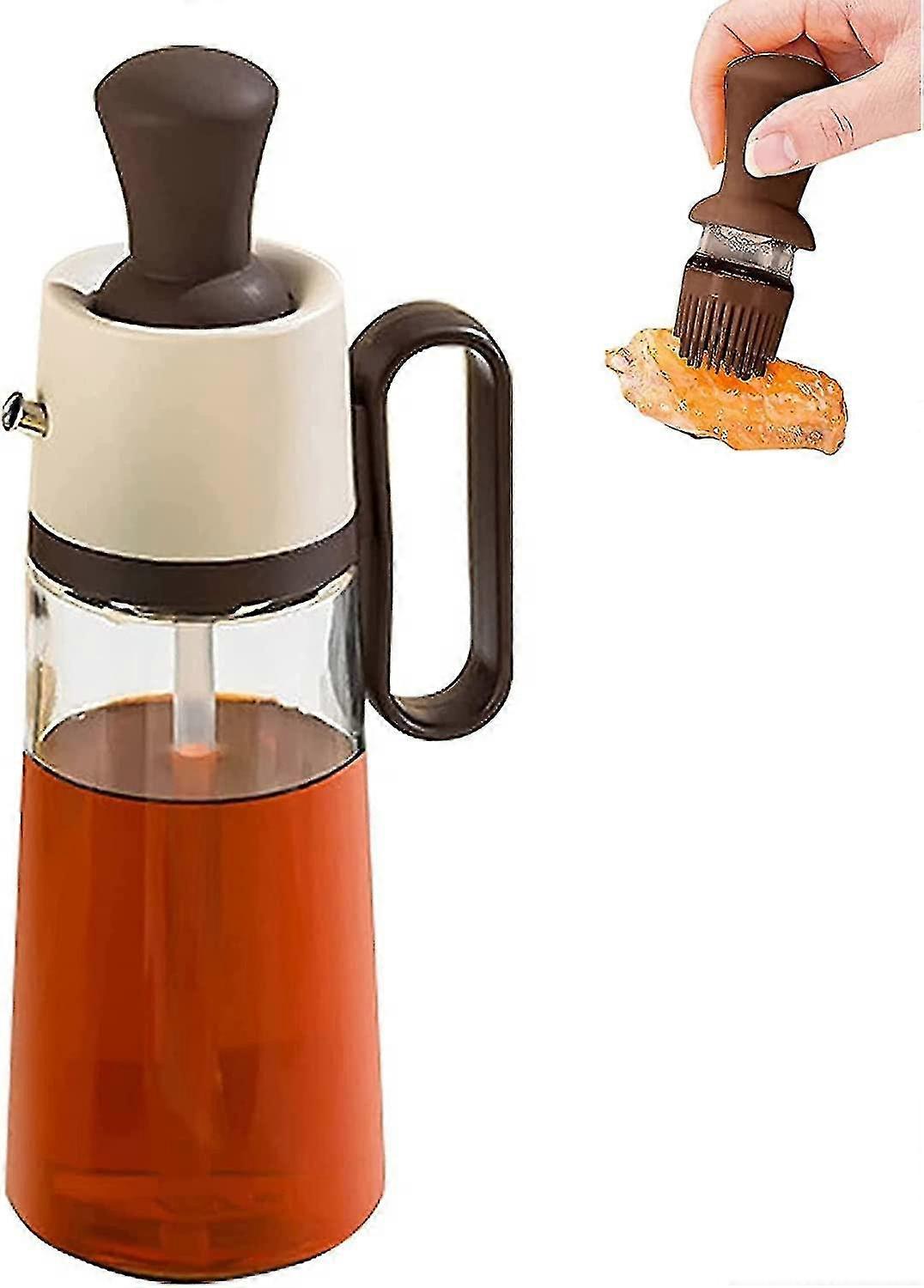 Olive Oil Dispenser With Silicone Brush