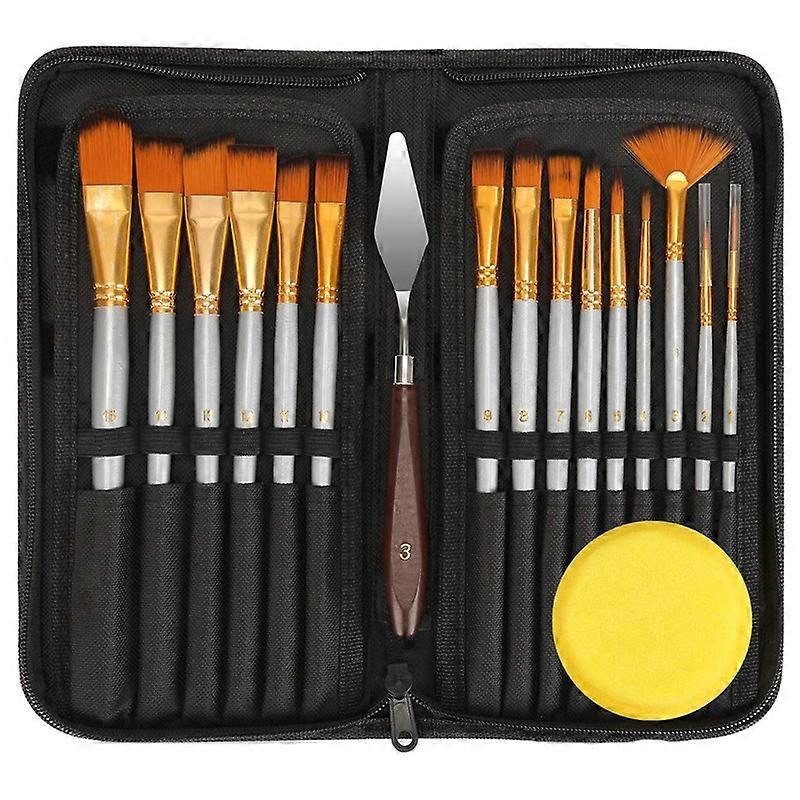 18-piece Paint Brush Set